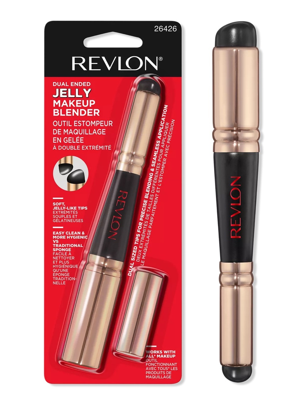 REVLON Dual Ended Jelly Makeup Blender, NEW